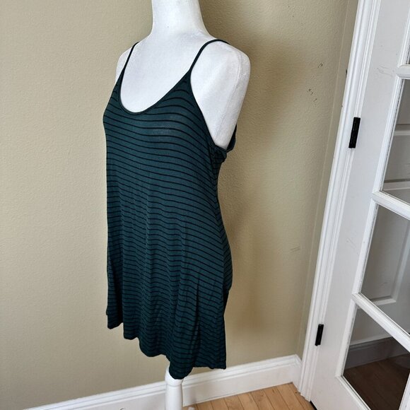 FOREVER 21 Strappy Stripe Knit Stretch Tank Sun Dress Size Small - Picture 4 of 7